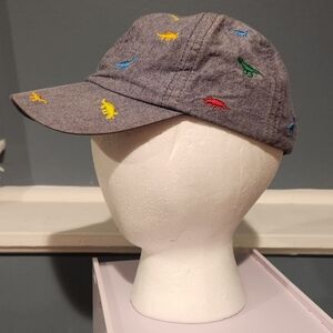 Denim Baby Dinosaur Hat